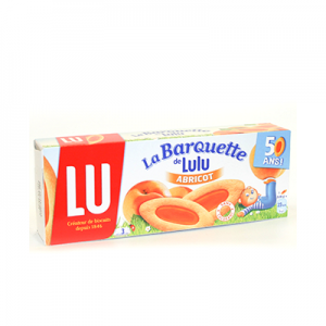 BARQUETTES ABRICOT LU 120 GR