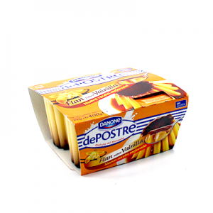 FLAM DANONE VAINILLA 4 X100 GR