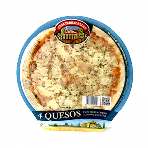 PIZZA 4 FORMATGES 390 GR...