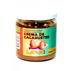 CREMA DE CACAHUET 330 GR MONKI