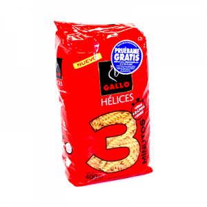 HELICES GALLO MINUTOS 400 GR