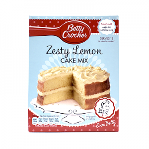 BETTY CROCKER ZESTY LEMON...