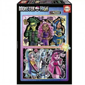 PUZZLE MONSTER HIGH 2X100