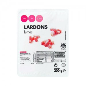 LARDONS FUMES PP 200 GR.