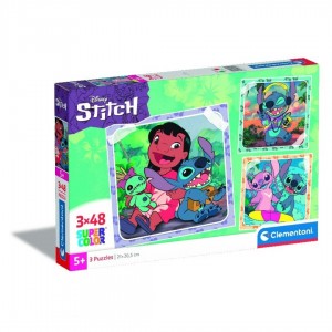 PUZZLE 3X48 STICH DISNEY