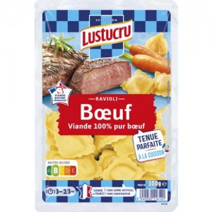 RAVIOLIS CARN 300 GR LUSTUCRU