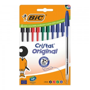 LOT BIC CRISTAL ASSORTIMENT...
