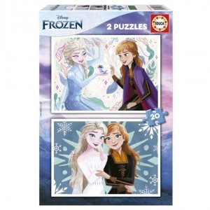PUZZLE FROZEN 2X20 P