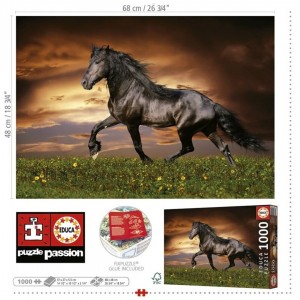 PUZZLE CABALL TROTANT 1000 P