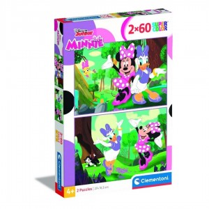 PUZZLE DISNEY MINNIE 2X60 P