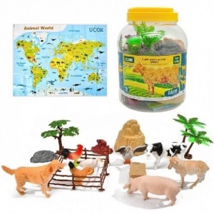 POT ANIMALS GRANJA 19 PECES